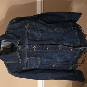 Choco's Platinum Women's Denim Jacket. Chico's size 2 or regular size L/12. NWOT